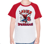 Custom Miles Morales or Peter Parker Spiderman Raglan Birthday T-Shirt