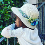 Southern Blueberries Straw Hat