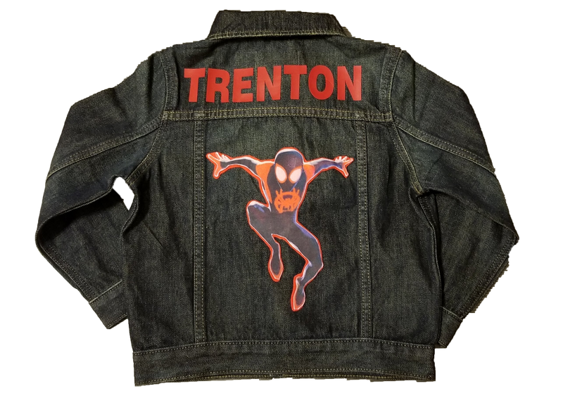 Custom Jean Jackets Boys - Sports, Superheros, Characters Sizes 5 - 16