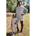 Mommy & Me Stone Cold Sequin Sweater Dresses