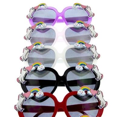 Heart Shaped Unicorn Sunglasses