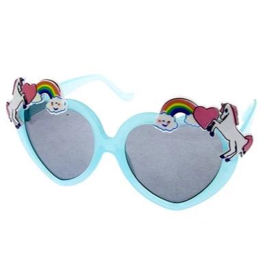 Heart Shaped Unicorn Sunglasses
