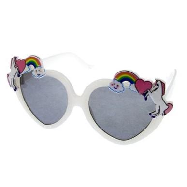 Heart Shaped Unicorn Sunglasses