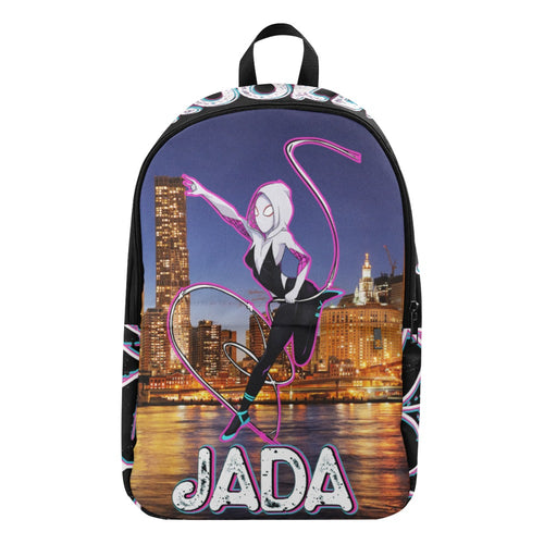 Personalized Spidergirl Bookbag, Travel Bag, Backpack