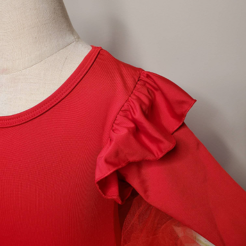 Tasty Prim Red Tutu Dress