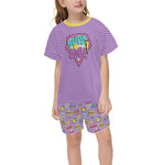 Big Girls Comic Pajama Short Set