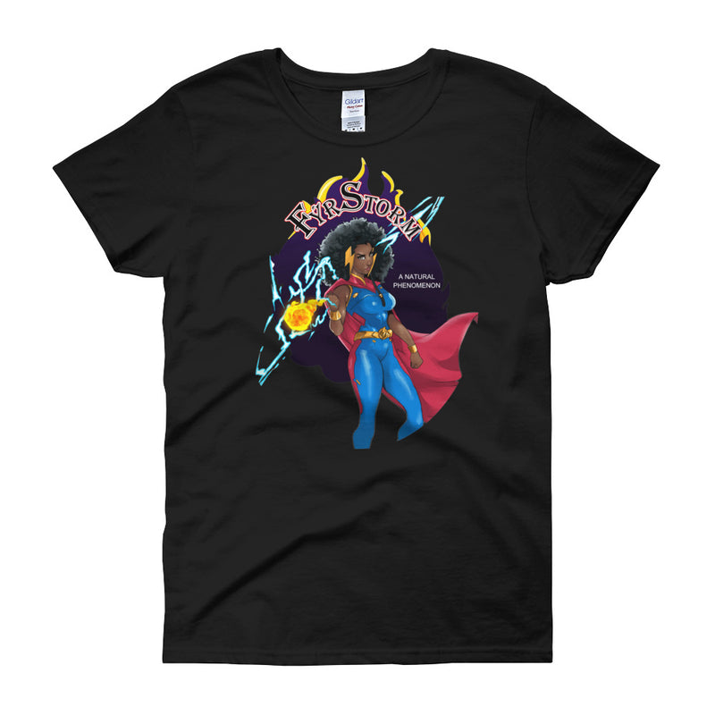 ThunderPuffs SuperGirl, Afro Puffs Toddler Girl Tshirt