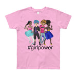Girl Power, Girl Gang, Femme, Squad Goals, Youth Short Sleeve T-Shirt, Ages 8-12