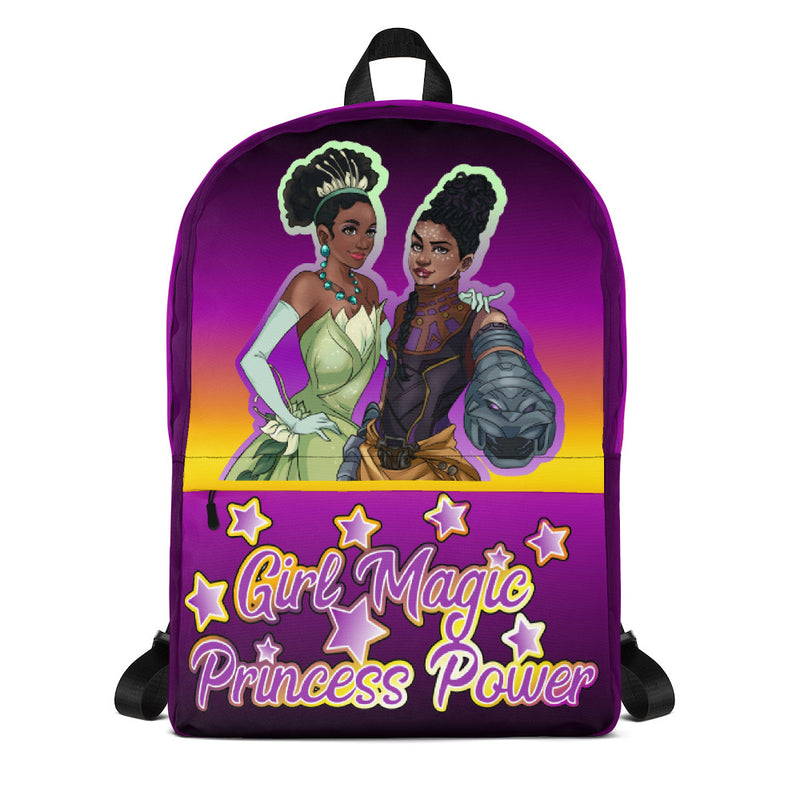 Girl Magic Princess Power Backpack, Tiana and Shuri