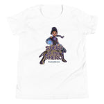 Shuri-Black Panther Young Girl's Tshirt (White, Black, Raspberry, Royal Blue) Sizes XS - XL